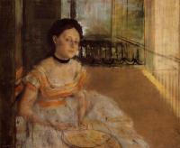 Degas, Edgar - Woman Seated on a Balcony